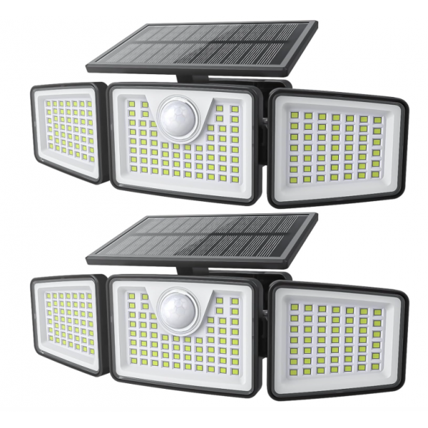 Daphino solar lights outdoor （2pcs-Non-remote）